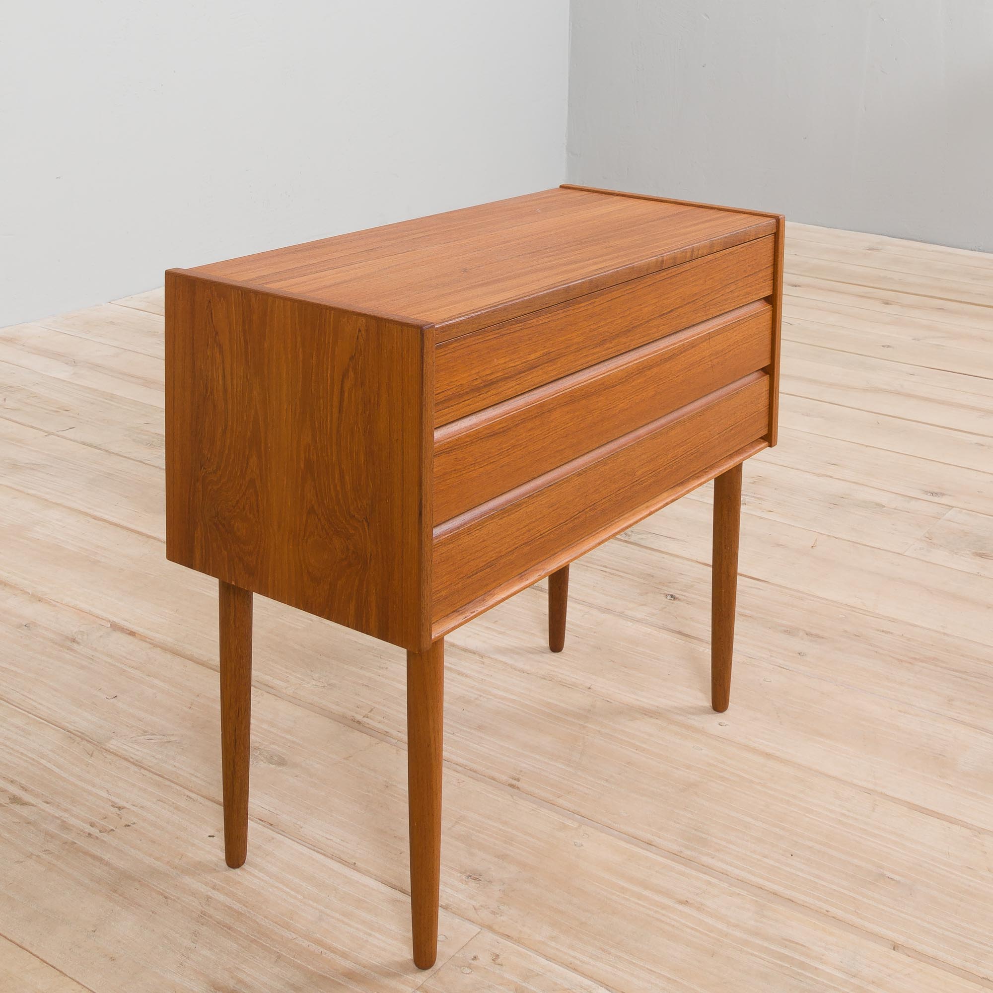 Danish entry chest or teak nightstand dresser, 1970s