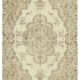 Handwoven distressed anatolian beige rug 200 cm x 320 cm