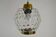 Glass and Brass Pendant Lamp, 1960s, Sweden