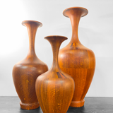 Set of 3 Maurice Bonami vases
