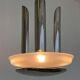 Large Very Rare Bauhaus / Functionalism / Art Deco Chrome Chandelier, 1930s