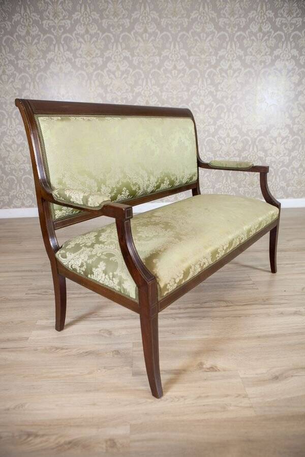 Late 19th Century English Walnut Furniture, Set of 5