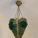Chandelier in Italian glass paste Murano art deco
