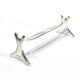 CHRISTOFLE - SET OF 11 SILVER-PLATED KNIFE RESTS