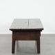 Antique 18th-century Southern European coffee table made of chestnut wood