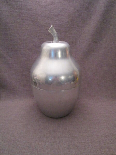 Vintage ice bucket pear aluminium 70