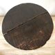 Tabouret tripode artisanal brutaliste