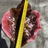 Pair of 60s-70s Vallauris Ceramic Empty Pockets in Shell Shape