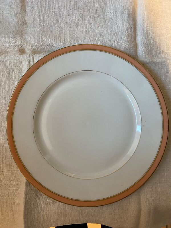 Lot 6 assiettes en porcelaine