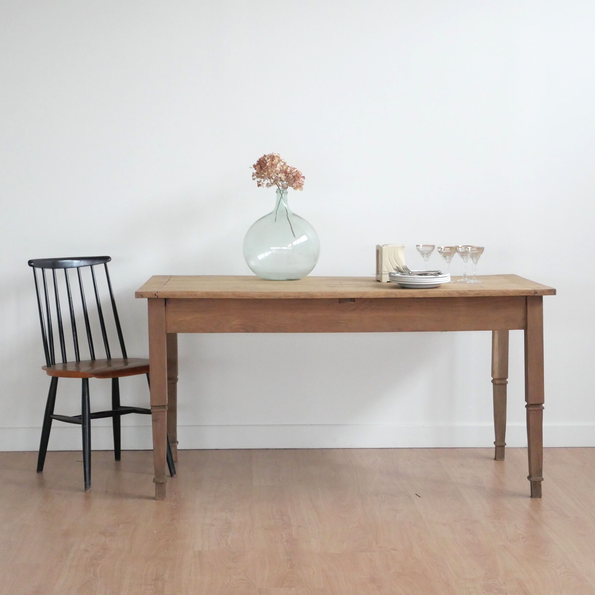 Restored old farmhouse table