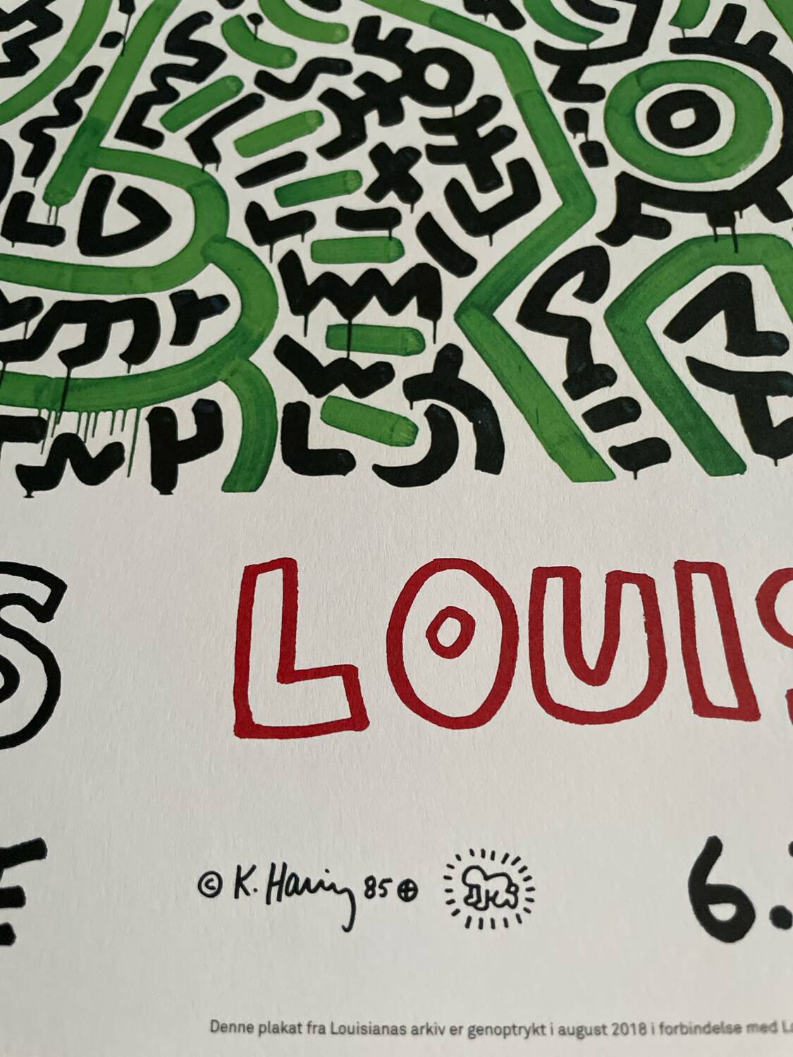 Keith Haring, Homo Decorans, 1985, Louisiana archives, copyright Keith Haring
