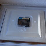 Vintage lip clock blue frame