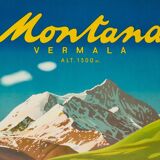 Montana Vermala lithograph, 1940 period