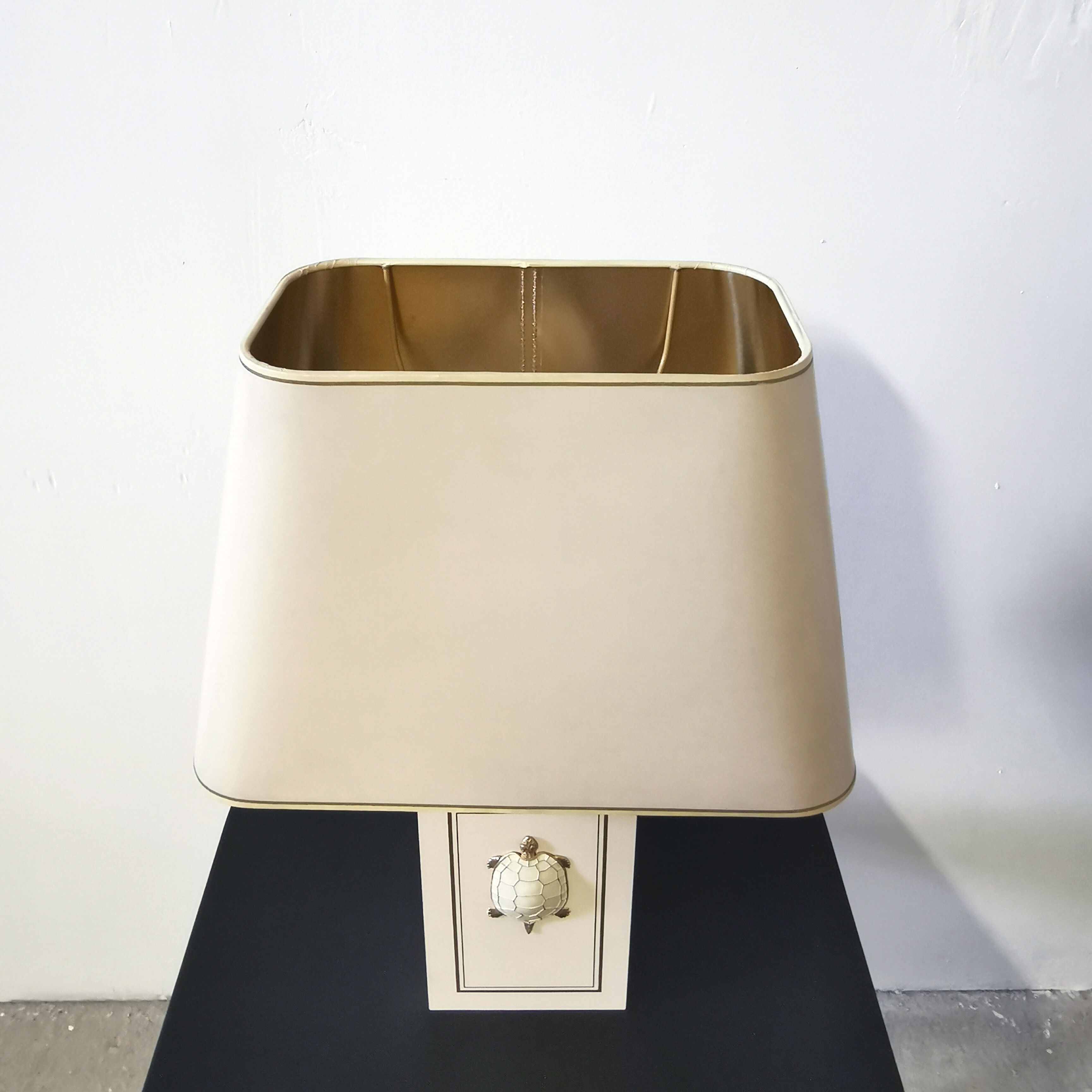 Turtle décor office lamp, 1970