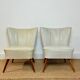 Pair of vintage cocktail armchairs