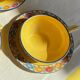 Lunches or chocolate cups, antique, earthenware from Provence