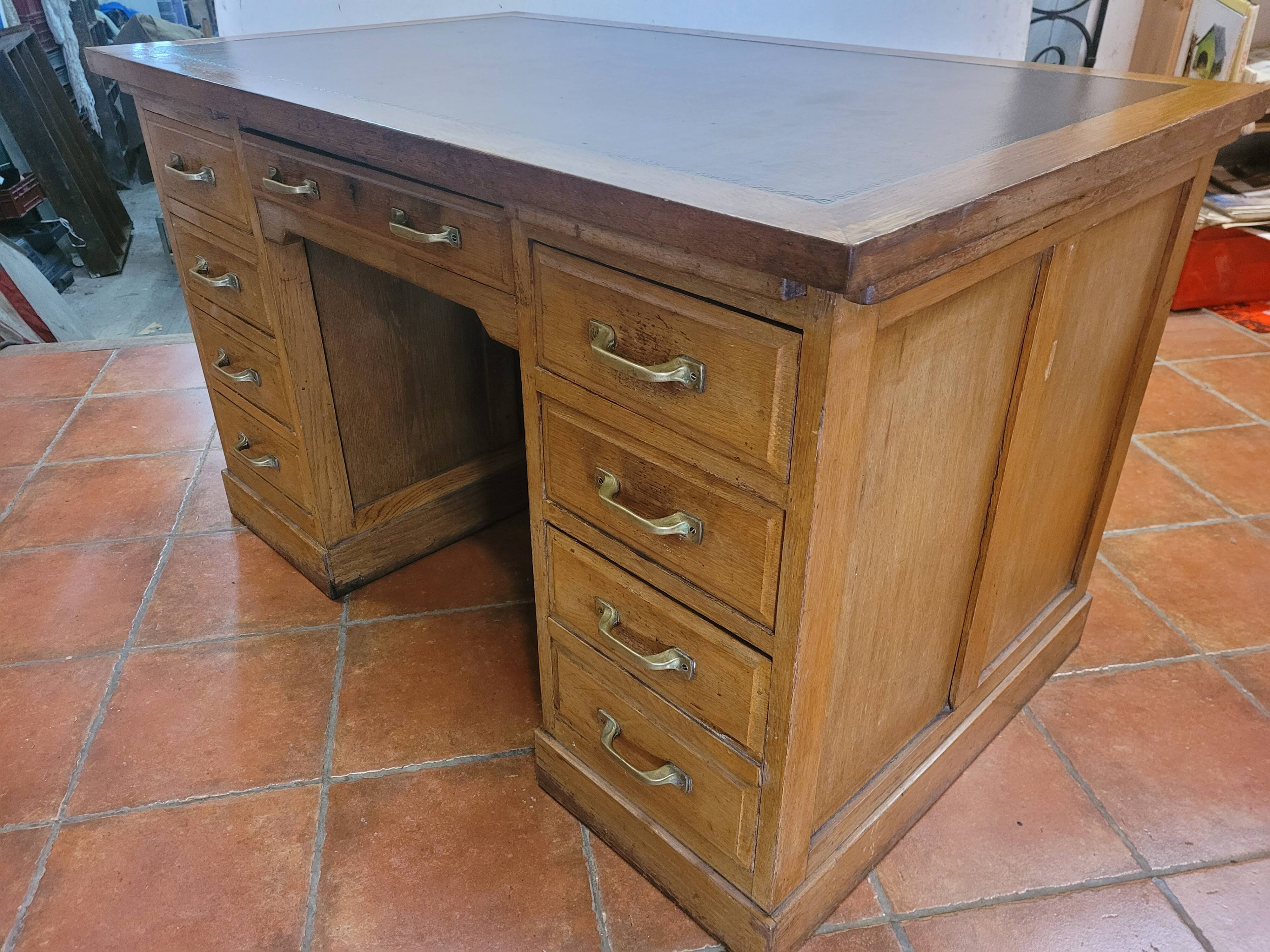 Minister's office in oak