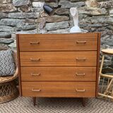 Vintage chest of drawers with 4 drawers