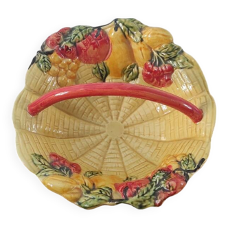 Vintage Barbotine Basket