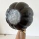Vase céramique émail noir 1950