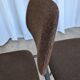 Chaises de salle à manger STOL Kamnik vintage (ensemble de 4) : tissu marron rétro des années 1970