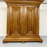 Frankfurt solid wood wardrobe geometric shape vintage wardrobe