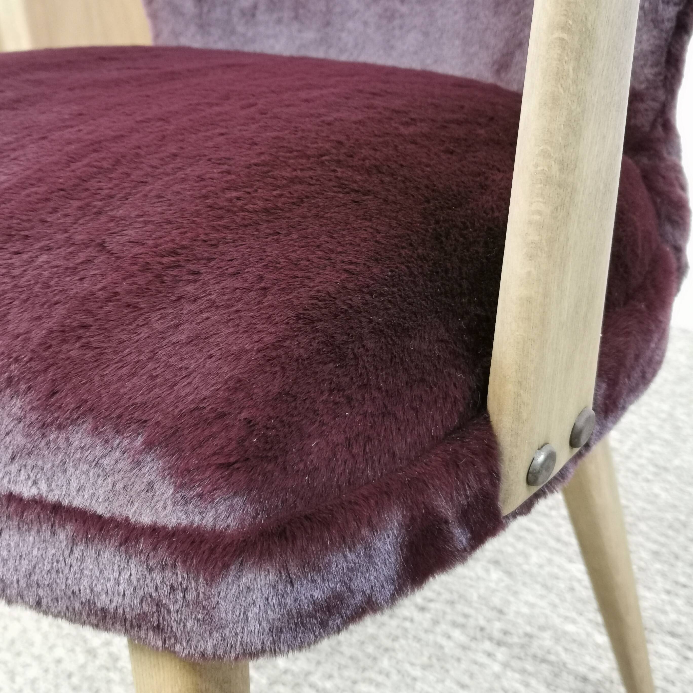 Fauteuil vintage bordeaux