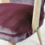 Fauteuil vintage bordeaux