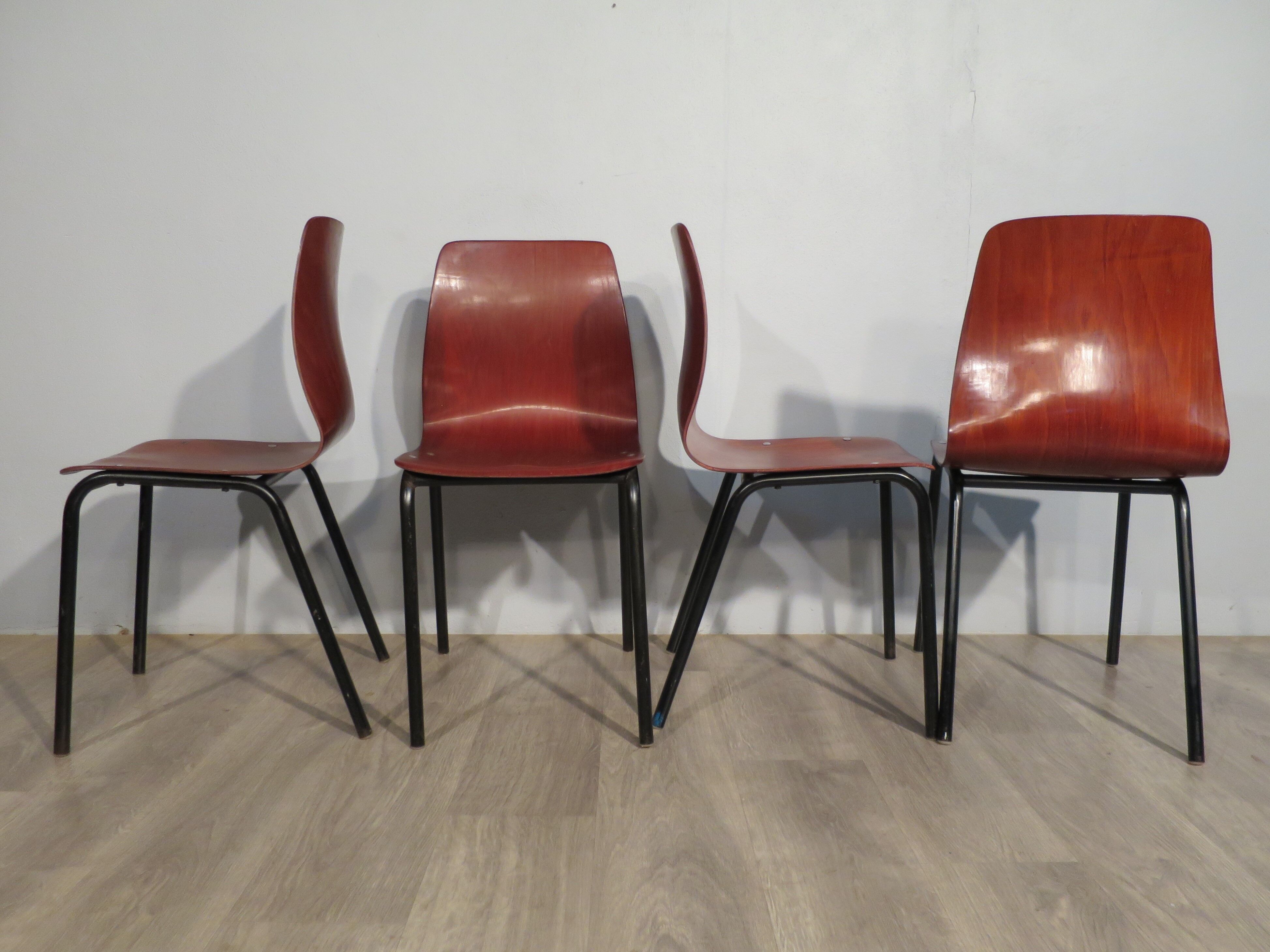 Set de 4 chaises Pagholz Made in West Germany