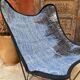 Armchair X blue