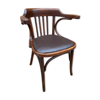 Curved wood office chair 1900