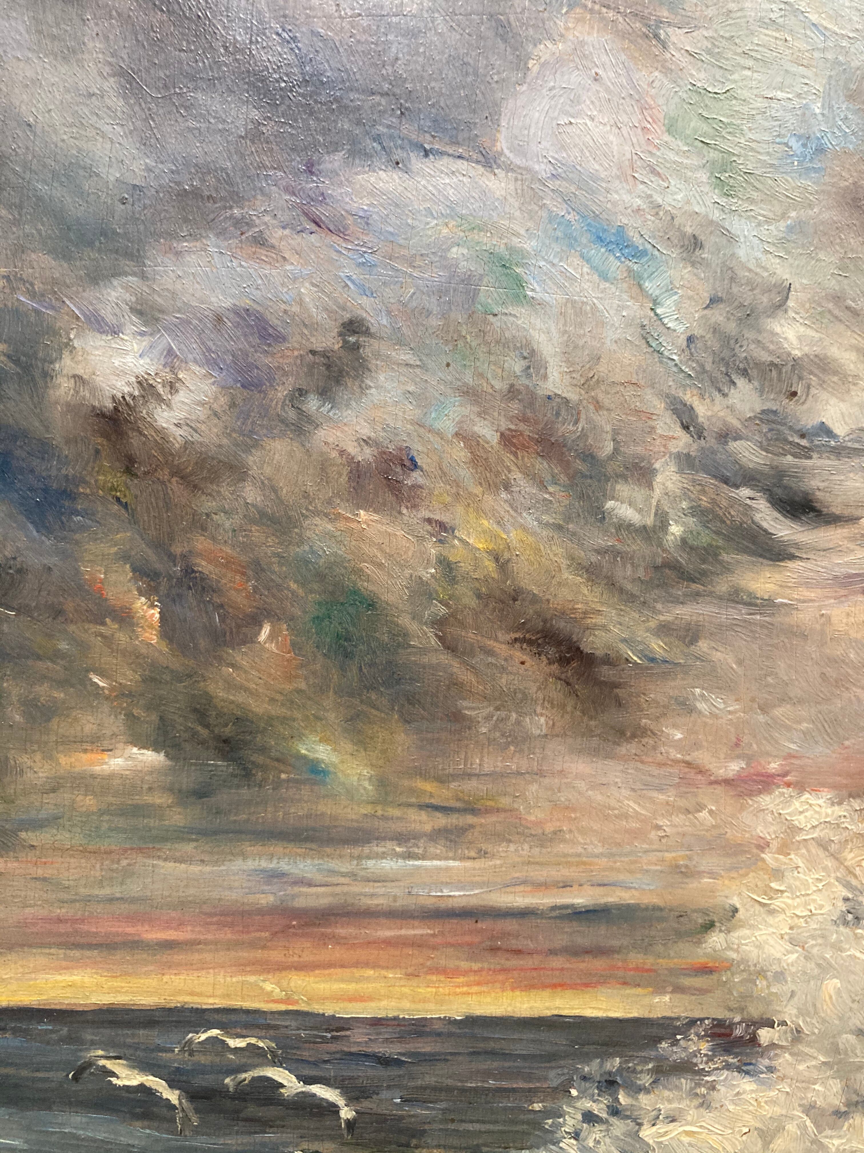 Vintage marine painting