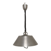 Adjustable Space Age suspension in brushed aluminum from the 60s/70s