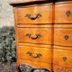 Louis XV style crossbow commode in cherry wood