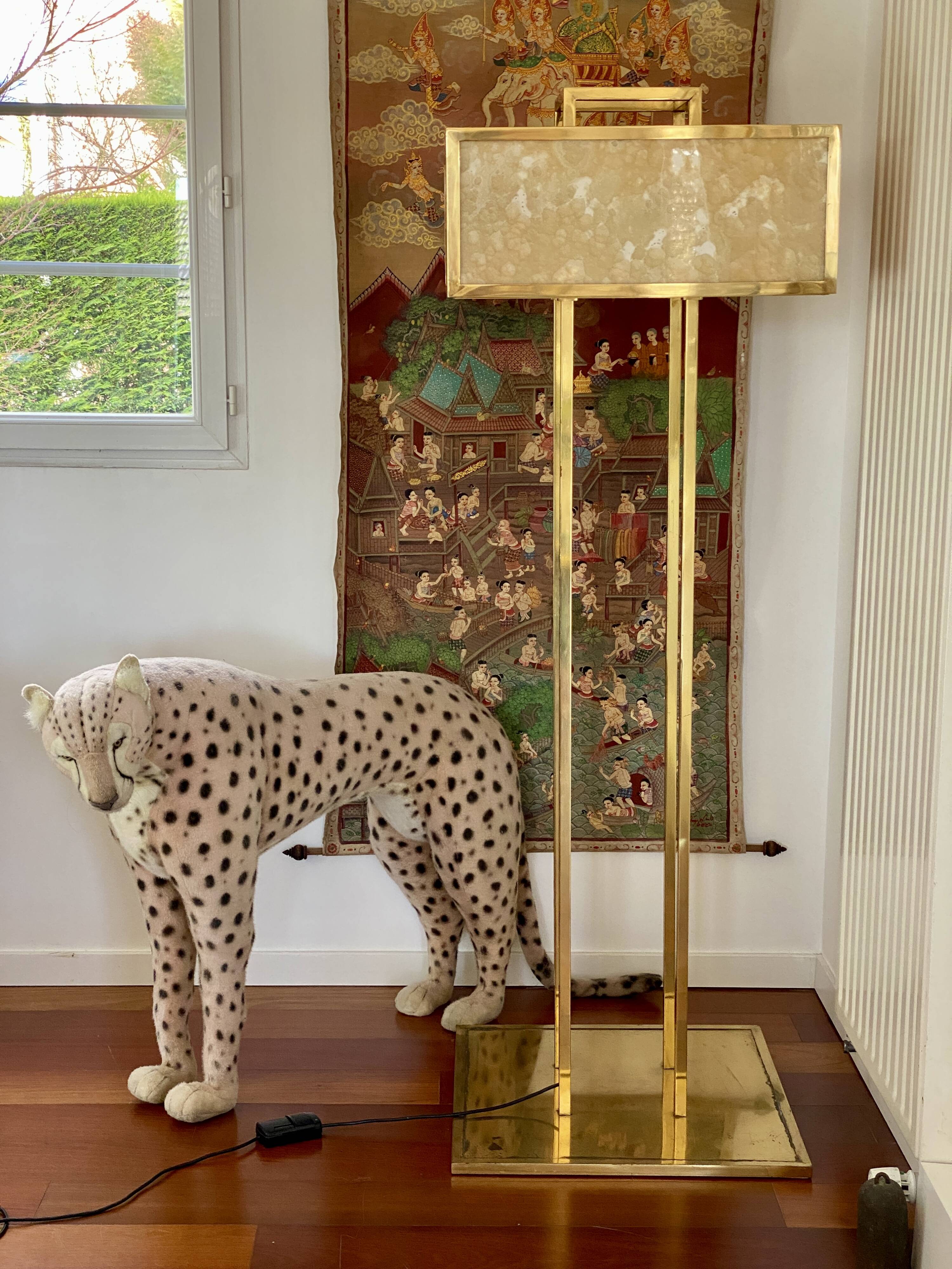 Lampadaire en bronze