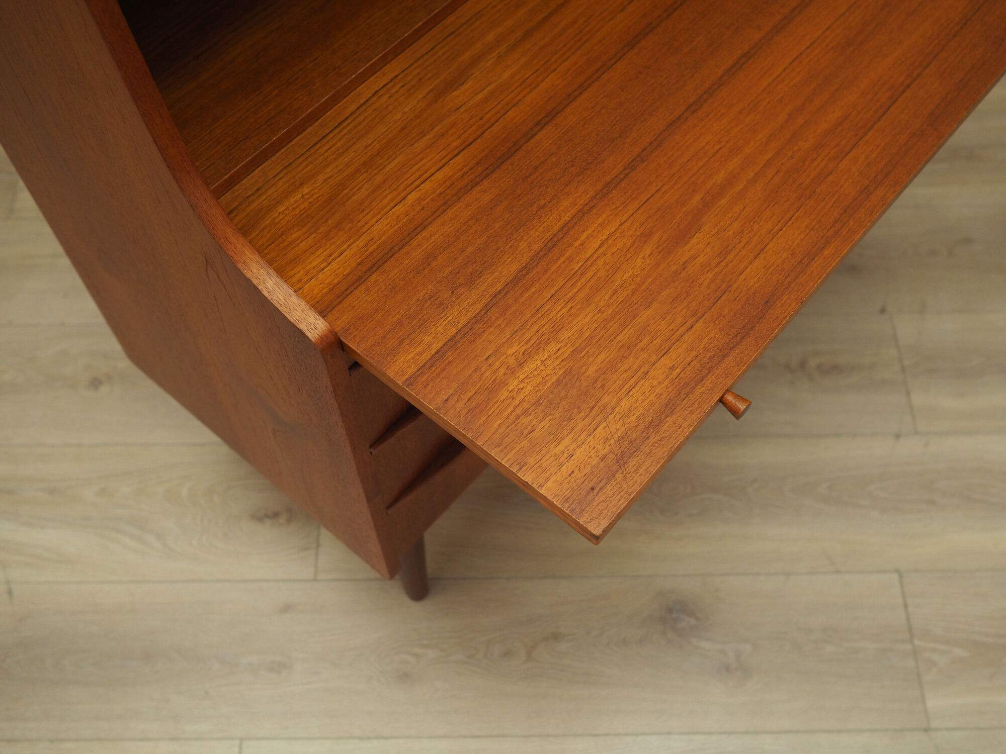 Secrétaire en teck, design danois, années 1970, production: Danemark