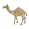 Camel brass statue