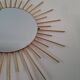 Vintage sunburst mirror
