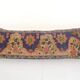 Turkish blue oushak rug pillow copper cover