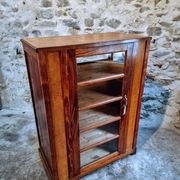 Antique shop display cabinet – Pine wood – 1920s/30s – On wheels