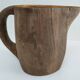 Solid wood pitcher patinated brutalist 60s