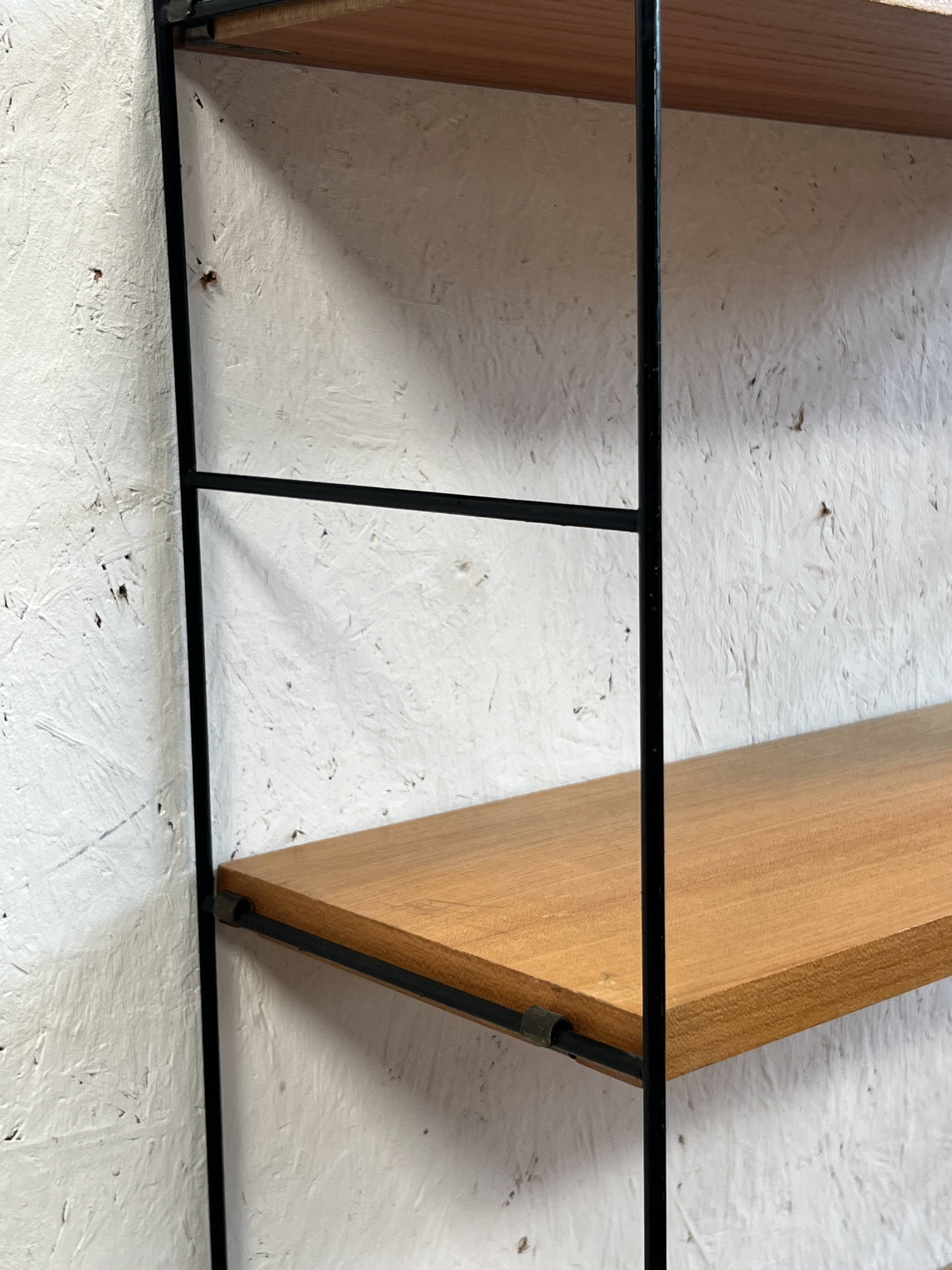 Vintage Wall Shelf / Wall Unit, String Sweden 1970's