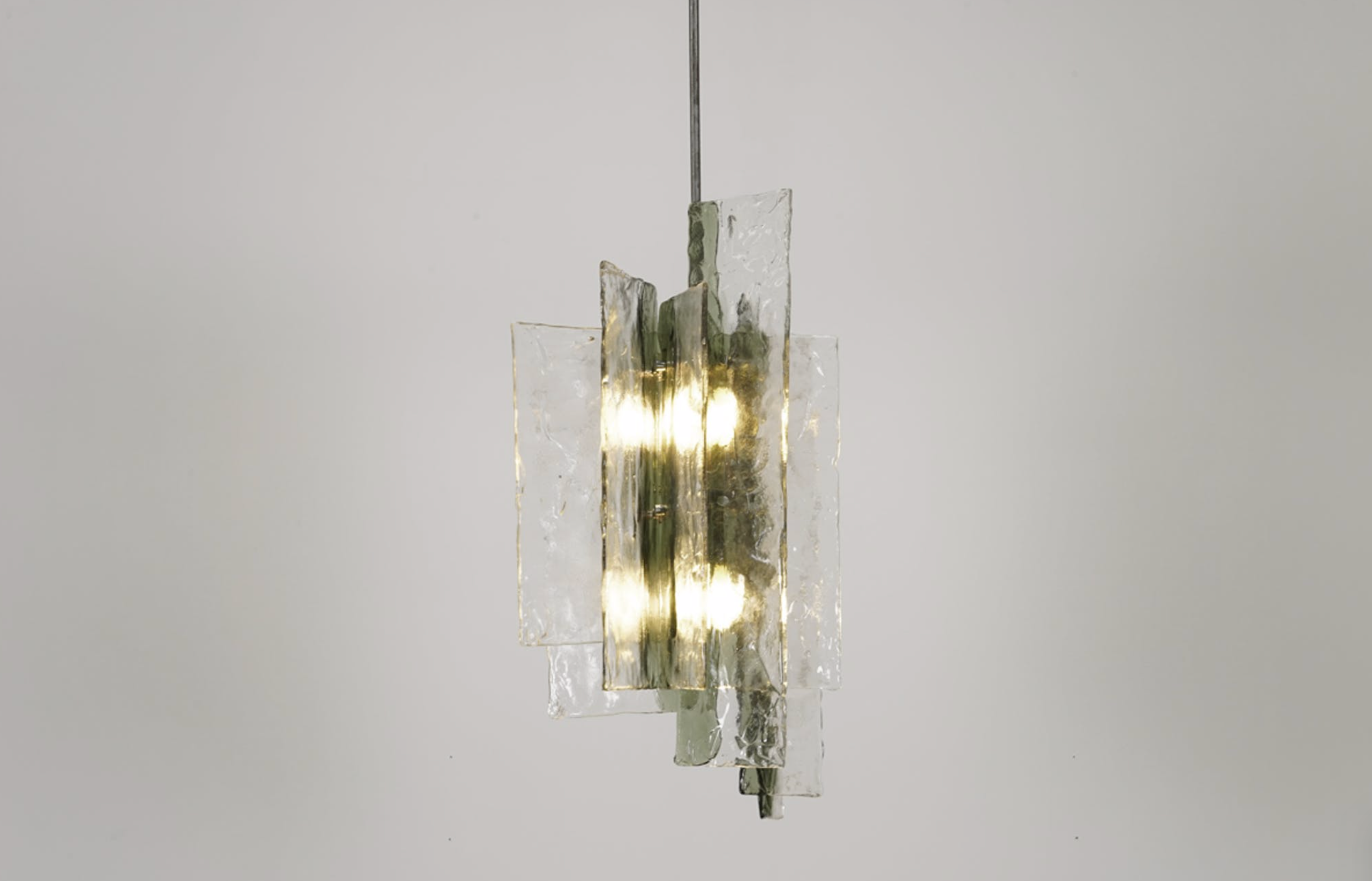 Suspension LS199 by Carlo Nason, Mazzega circa 1960