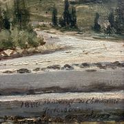 View of Chamonix, Jules Lorning, 1888