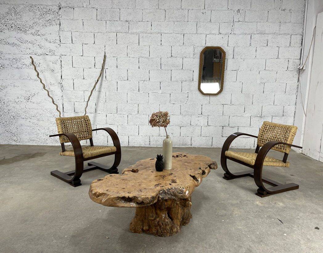 1950s Brutalist Coffee Table