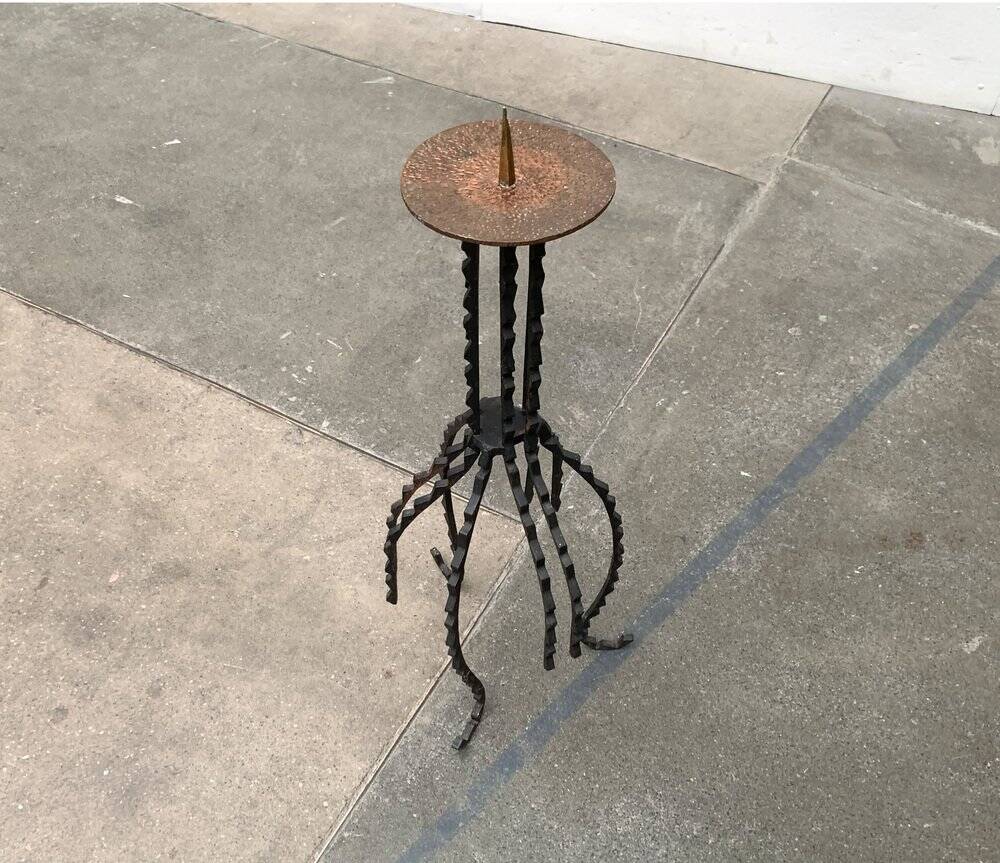 Mid-Century Brutalist Candle Holder