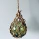 Old glass fishing float