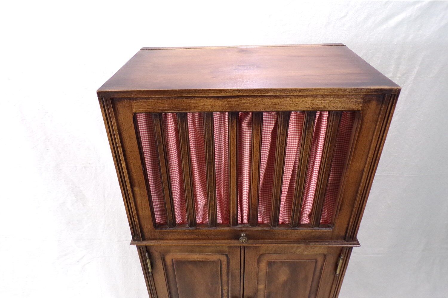 Former radio and music locker furniture