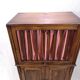 Former radio and music locker furniture