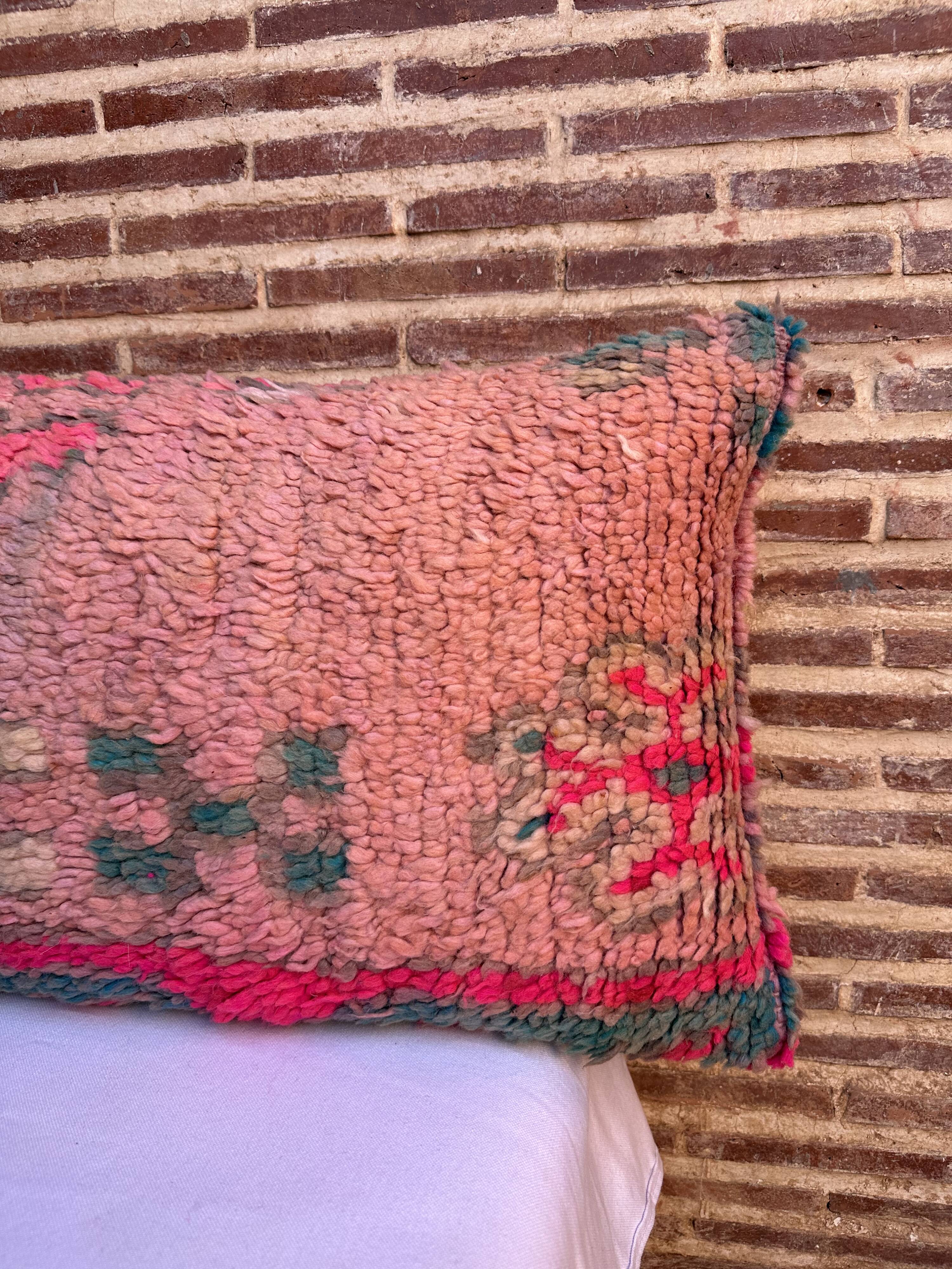 Beautiful vintage Berber Kilim cushion from Morocco